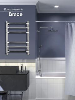 Полотенцесушитель водяной Indigo Brace  LBCW60-40 60x40 см хром